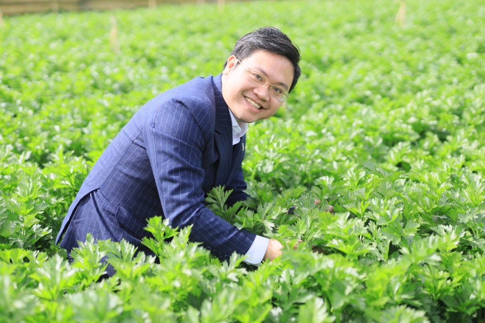 CEO Đào Hoàng Cường và khát vọng hỗ trợ người nông dân trồng cần tây